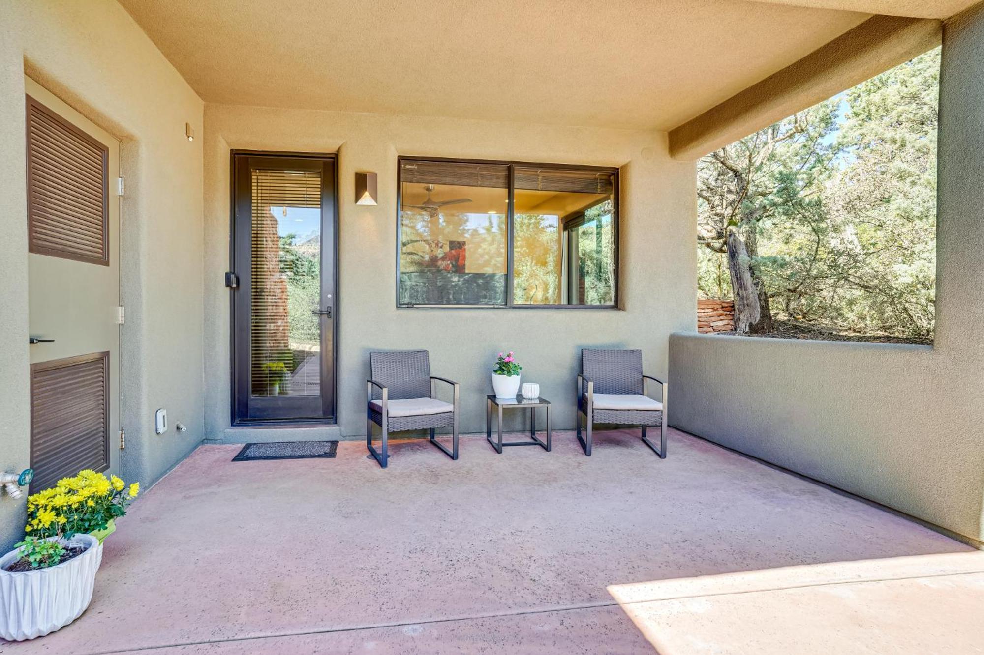 Sedona Couples Retreat With Patio Walk To Trails! Appartement Buitenkant foto